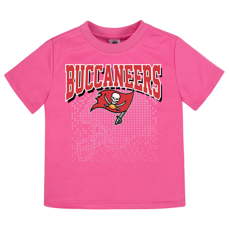 Tampa Bay Buccaneers Girls Short Sleeve Tee Shirt