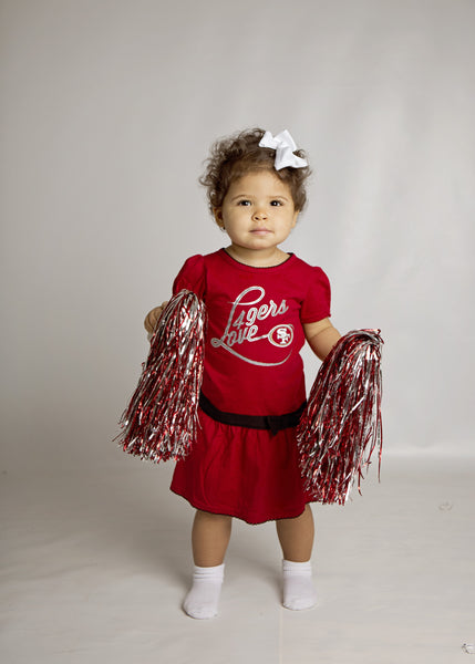 San Francisco 49ers Infant Cheer Dress – babyfans