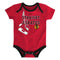 Blackhawks Infant 3 Piece Bodysuit Set