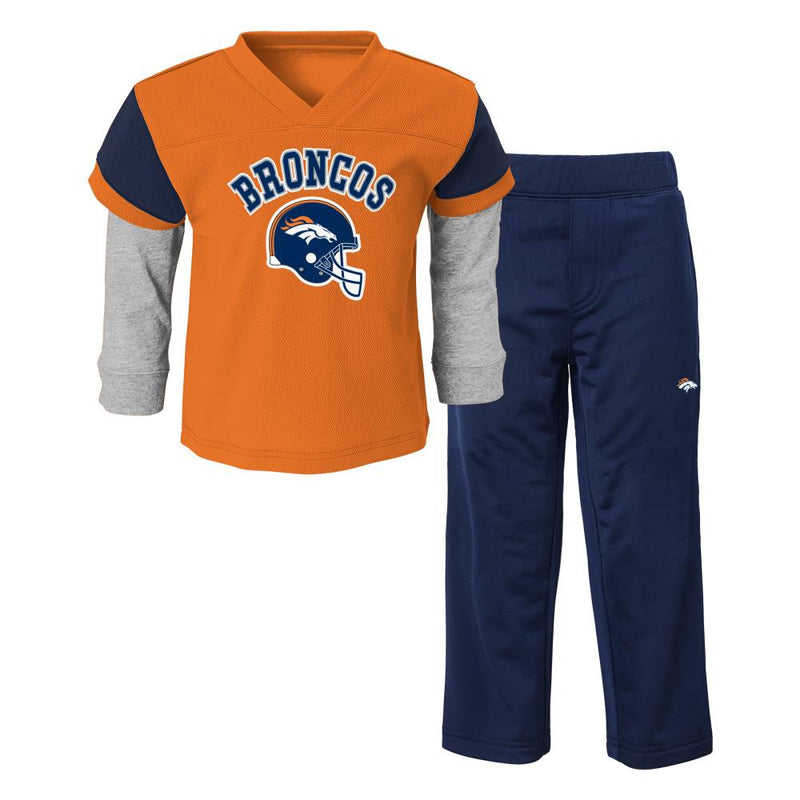 Broncos Infant/Toddler Jersey Style Pant Set