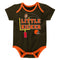 Browns Little Kicker Bodysuit 3-Pack