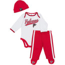 Falcons Baby Onesie, Footed Pant & Cap