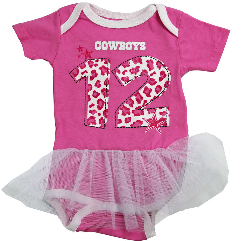 Dallas Cowboys Pink Tutu Bodysuit
