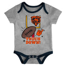 Bears Gameday 3 Piece Bodysuit Set