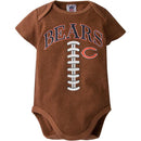 Chicago Bears Baby Football Bodysuit