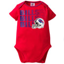 Bills Baby 3 Pack Short Sleeve Onesies