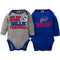 Buffalo Bills Infant Boy 2 Pack Short Sleeve Bodysuits