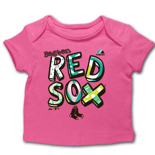 Red Sox Infant Bright Pink Tee-Shirt