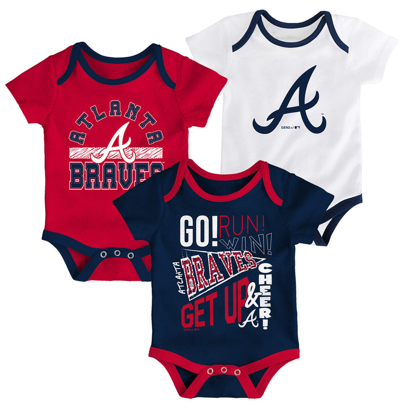 Braves Get Up and Cheer 3 Pack