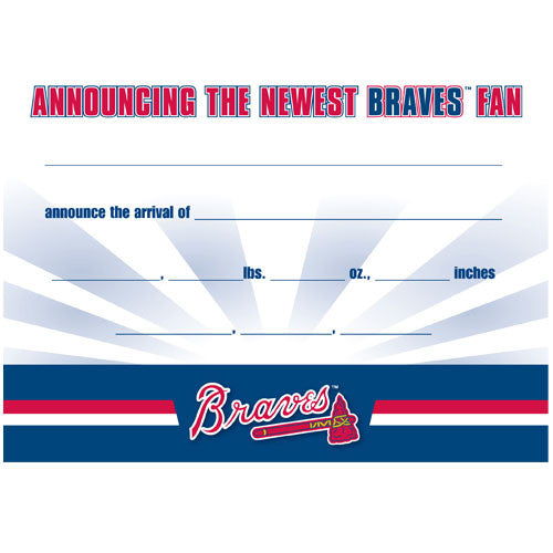 Braves Birth Announcement