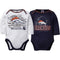 Broncos Infant Long Sleeve Logo Onesies-2 Pack