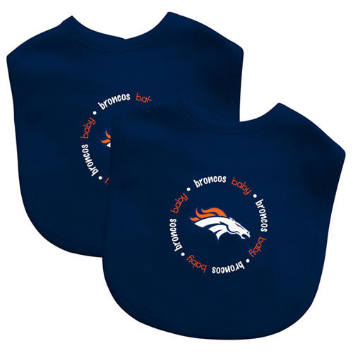 Broncos Baby Bibs (2-Pack)
