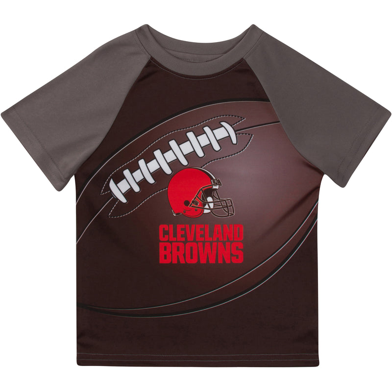 Browns Short Sleeve Football Tee (12M-4T)