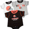 Browns 3 Pack Baby Body Suits