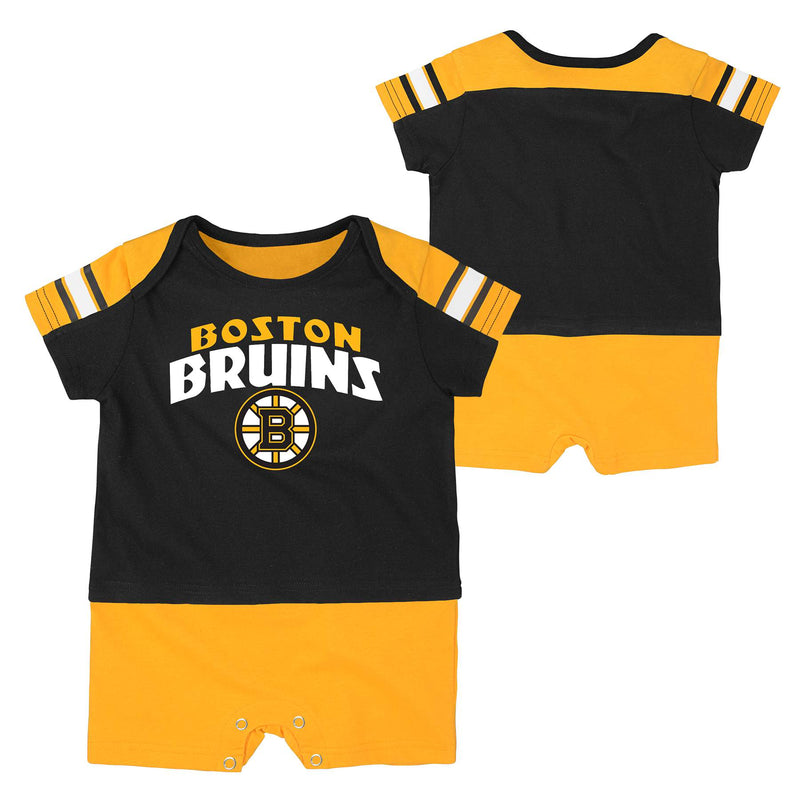 NHL Boston Bruins Infant Boys' 3pk Bodysuit - 6-9M