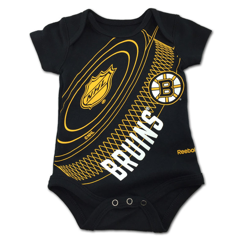 Baby Bruins Fan Hockey Onesie