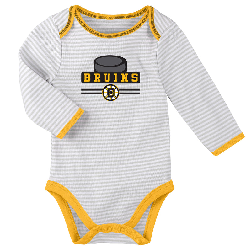 Baby Bruins Bodysuit, Bib and Pant Set
