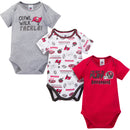 Tampa Bay All Set to Play 3 Pack Bodysuit Set