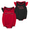 Bulls Baby Girl Duo Bodysuit Set
