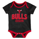 Bulls Future Baller 3-Pack Bodysuit Set