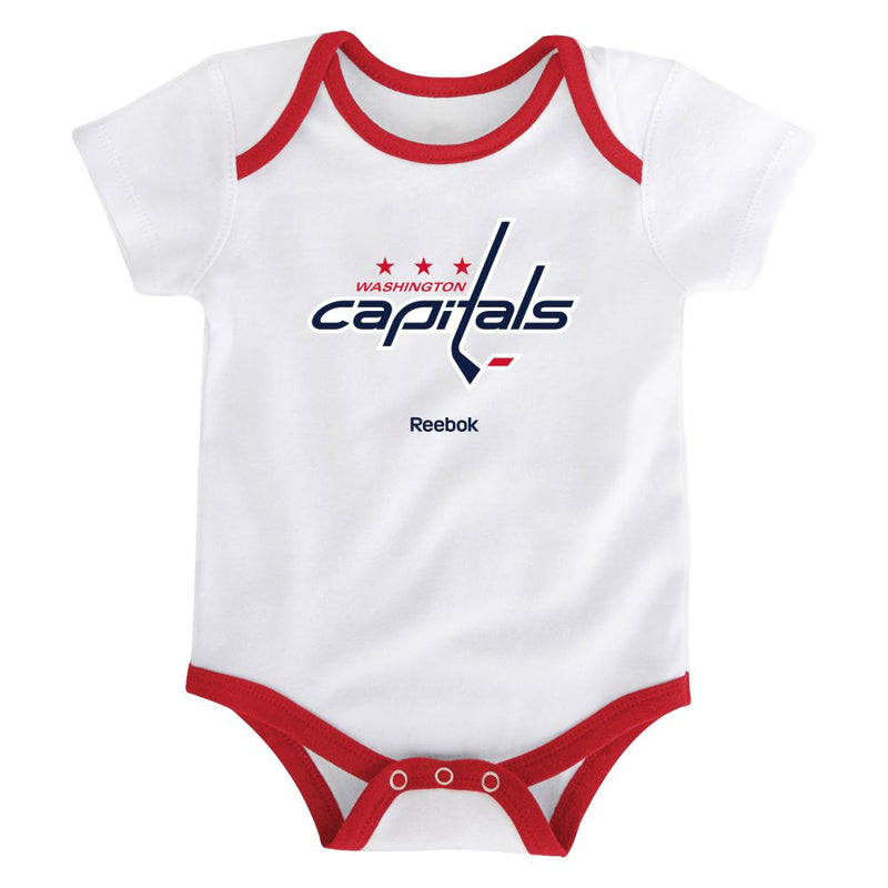 Capitals Infant 3 Piece Bodysuit Set