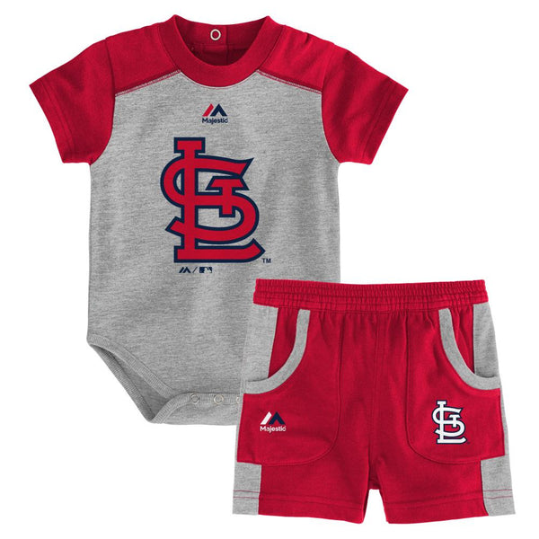 Cardinals Baby Classic Bodysuit with Shorts Set – babyfans