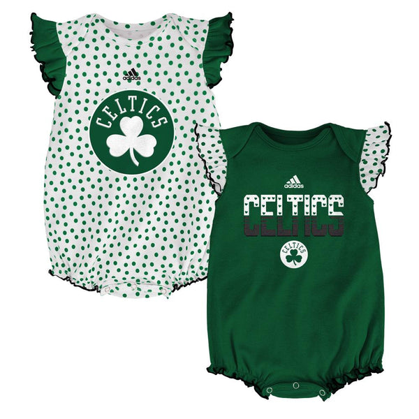 Boston Celtics Baby Girl Bodysuit Set – babyfans