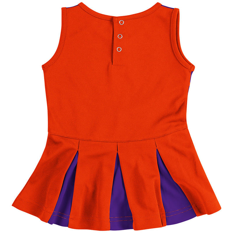 Clemson Pom Pom Infant Cheerleader Dress