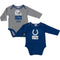 Colts Baby Boys 2-Pack Long Sleeve Bodysuit