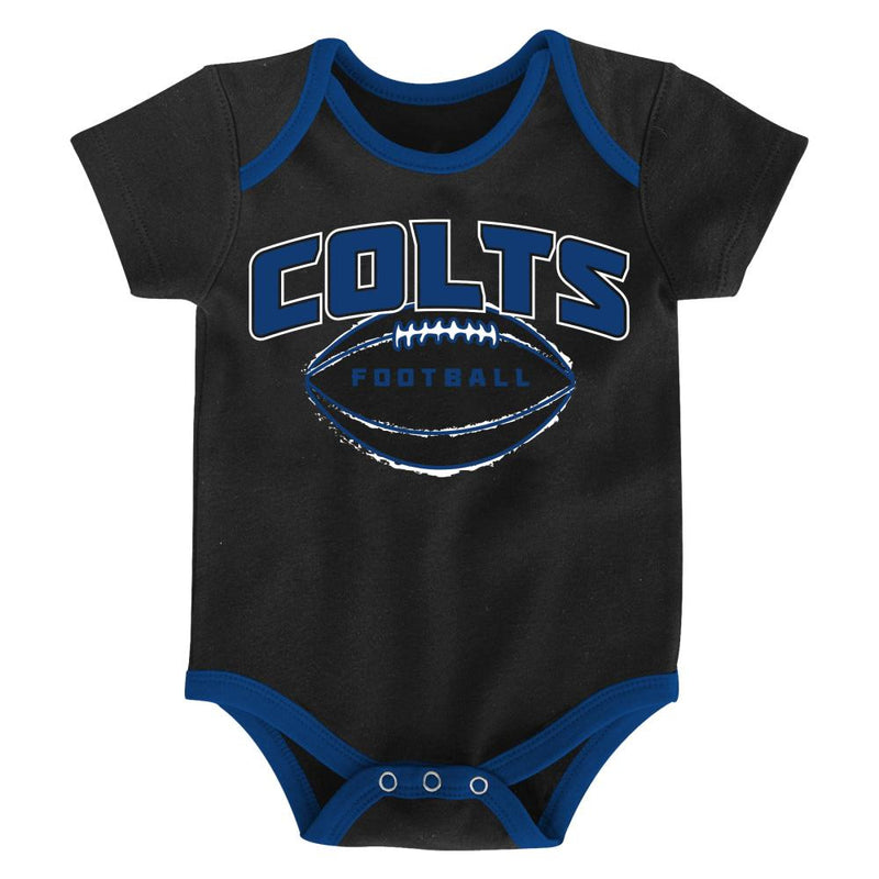 Colts Little Kicker Bodysuit 3-Pack