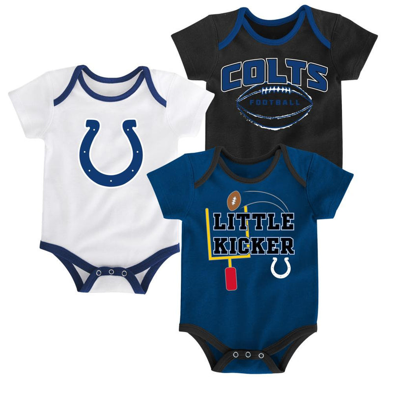 Colts Little Kicker Onesie 3-Pack