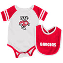 Wisconsin Baby Roll Out Onesie and Bib Set