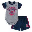 Cardinals Baby Jersey Bodysuit with Shorts