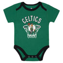 Celtics 3 PC Bodysuit, Shirt and Shorts Set