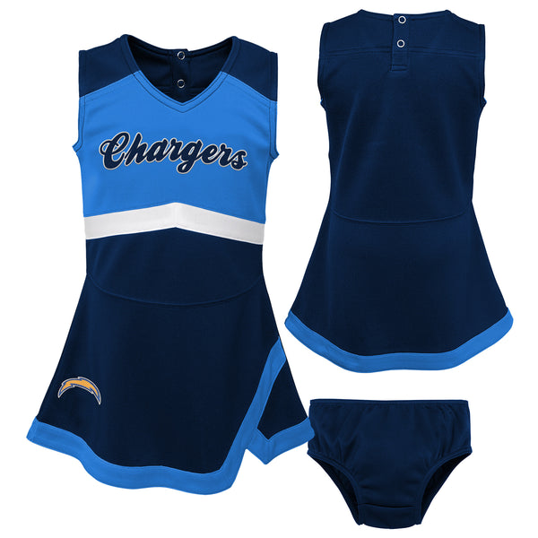 Los Angeles Chargers Cheerleader Pet Dress