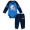 Chargers Long Sleeve Bodysuit and Pants Outfit