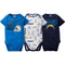 Chargers Baby 3 Pack Short Sleeve Onesies