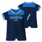 Chargers Baby Boy Runback Romper