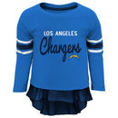 Los Angeles Chargers Girls Tunic and Legging Set