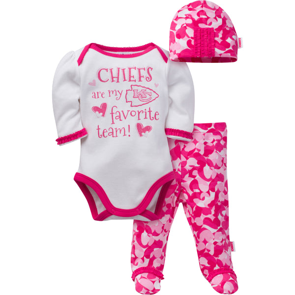 Washington Commanders 3 Piece Bodysuit, Cap and Footed Pant Set – babyfans