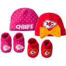 Chiefs Sweetheart Caps and Booties Set