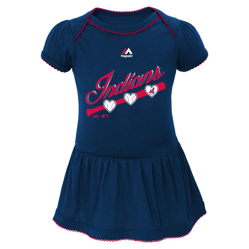 Indians Triple Play Baby Dress
