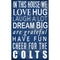 Colts Baby Nursery Wall Art