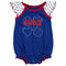 Cubs Baby Girl Hearts Duo Bodysuit Set