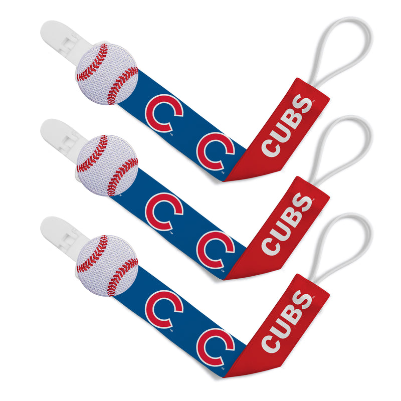 Chicago Cubs Baby Pacifier Clips