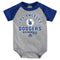 Dodgers Baby Classic Bodysuit with Shorts Set