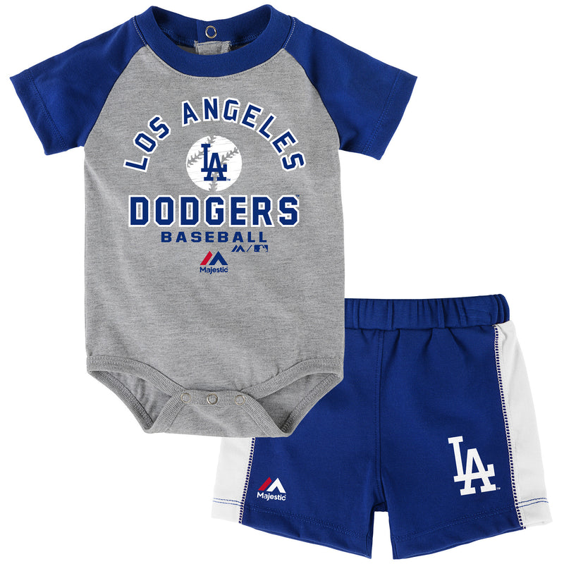 Dodgers Baby Classic Onesie with Shorts Set