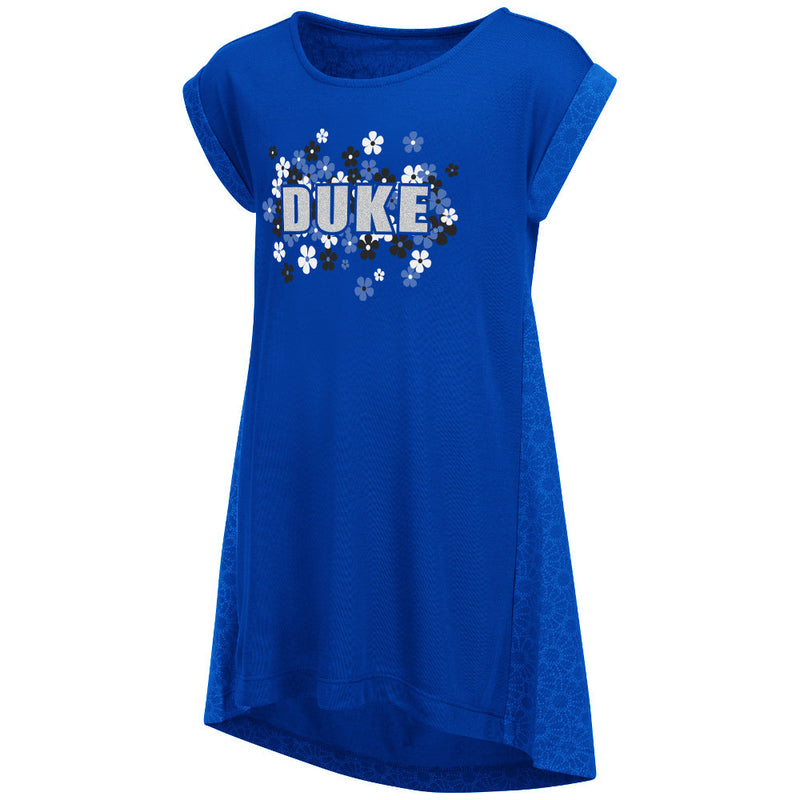 Blue Devils Girl Dots and Daisies Dress