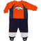 Denver Broncos Baby Footed Footysuit