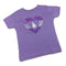 Sparkly Heart Lavender Dodgers Tee